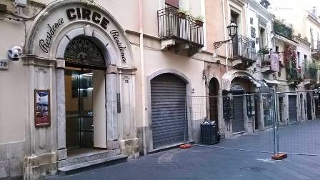 Foto Corso Umberto chiuso (tratta da fb)