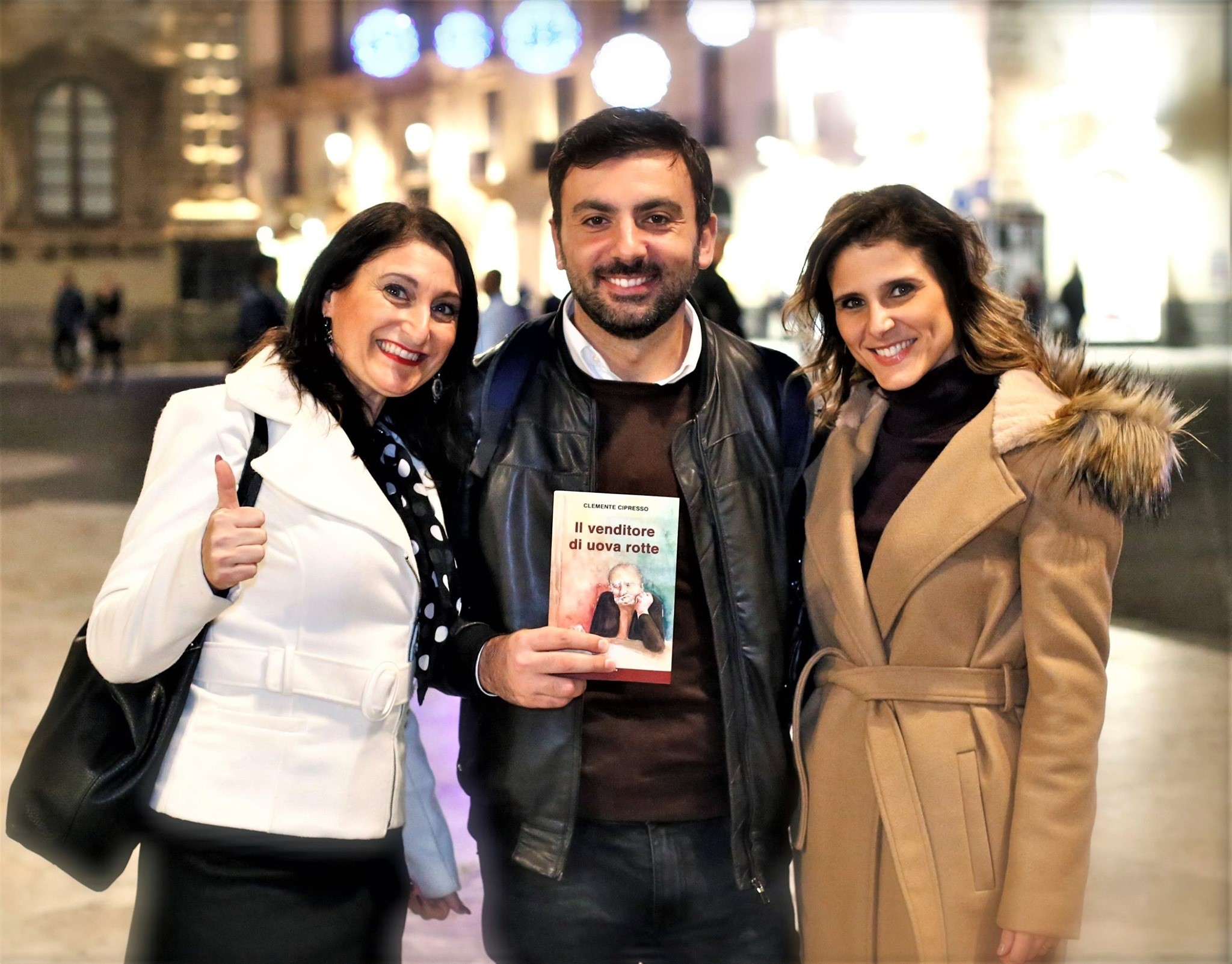 Clemente Cipresso con Valeria Barbagallo e Ivana Leotta - Foto dell'autore
